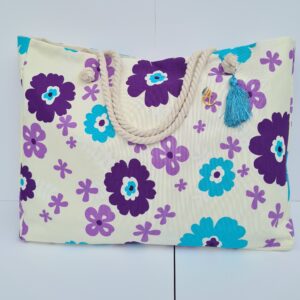 The Purple Love Beach Bag
